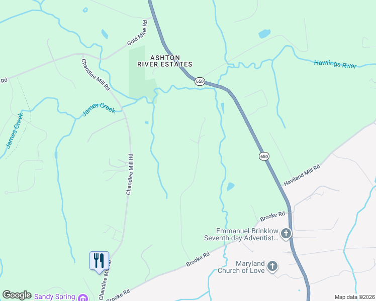 map of restaurants, bars, coffee shops, grocery stores, and more near 18920 Celebrity Ln in Montgomery