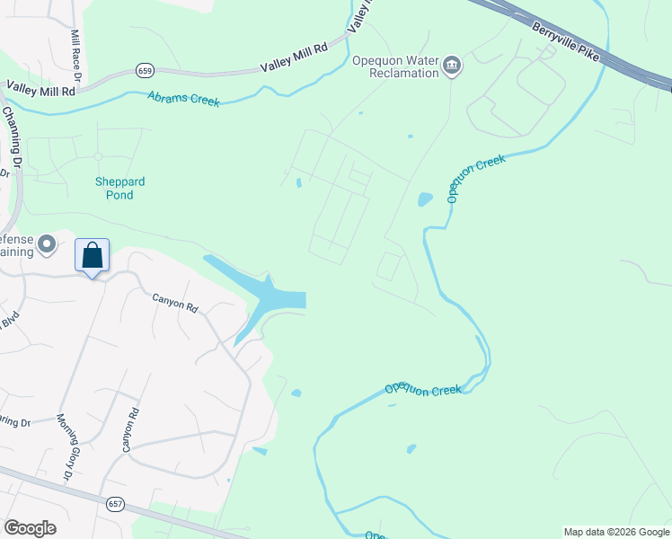map of restaurants, bars, coffee shops, grocery stores, and more near 311 Eddys Lane in Winchester