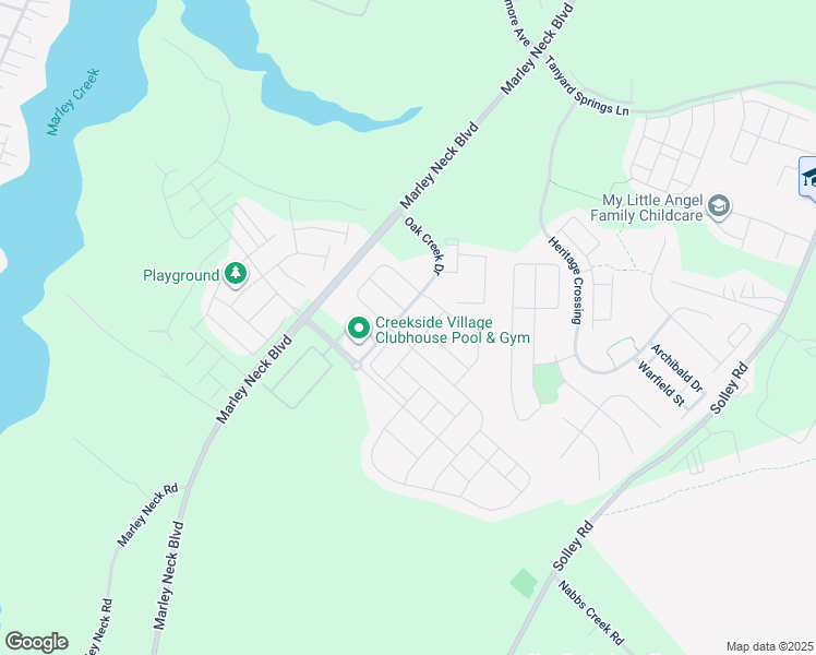 map of restaurants, bars, coffee shops, grocery stores, and more near 7935 Trailview Crossing in Glen Burnie