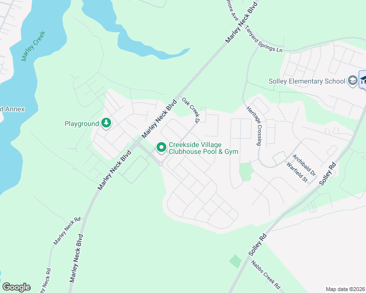 map of restaurants, bars, coffee shops, grocery stores, and more near 7935 Trailview Crossing in Glen Burnie