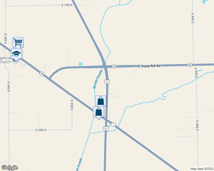 map of restaurants, bars, coffee shops, grocery stores, and more near 3136 South National Road in Columbus