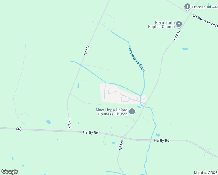 map of restaurants, bars, coffee shops, grocery stores, and more near 71 Friars Lane in Hartly