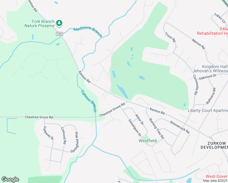 map of restaurants, bars, coffee shops, grocery stores, and more near 4 Mapledale Road in Dover