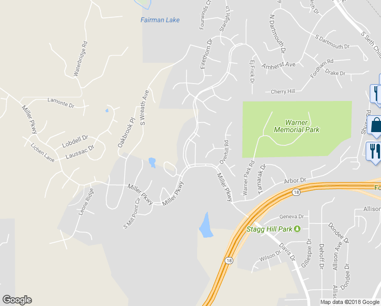 map of restaurants, bars, coffee shops, grocery stores, and more near 1024 Burton Place in Manhattan