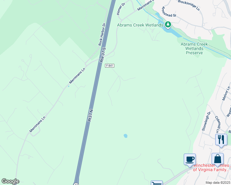 map of restaurants, bars, coffee shops, grocery stores, and more near 277 Orchard Lane in Winchester