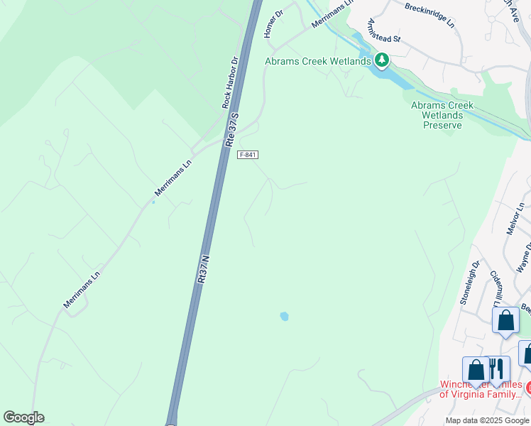 map of restaurants, bars, coffee shops, grocery stores, and more near 277 Orchard Lane in Winchester
