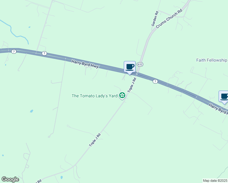 map of restaurants, bars, coffee shops, grocery stores, and more near 1075 West Main Street in Berryville