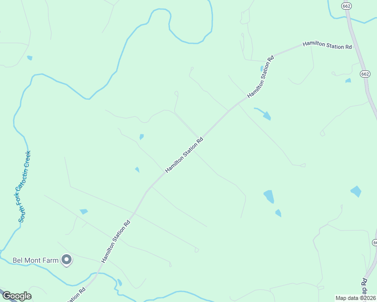 map of restaurants, bars, coffee shops, grocery stores, and more near 16335 Hamilton Station Road in Waterford