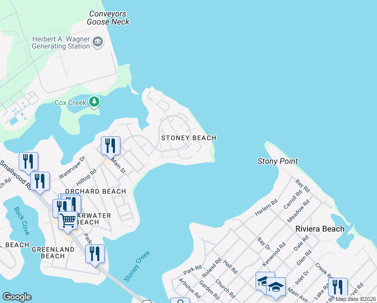 map of restaurants, bars, coffee shops, grocery stores, and more near 1361 Stoneleigh Court in Riviera Beach
