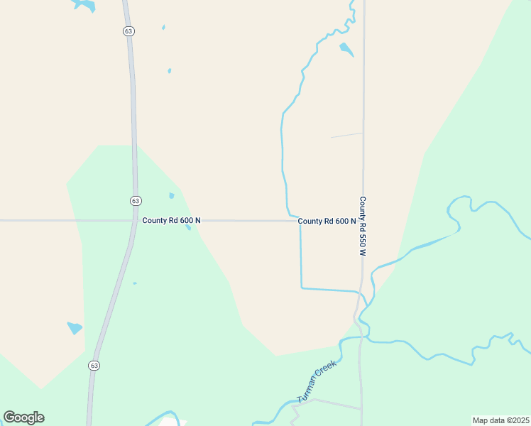 map of restaurants, bars, coffee shops, grocery stores, and more near 5618-6098 West Co Road 600 North in Shelburn