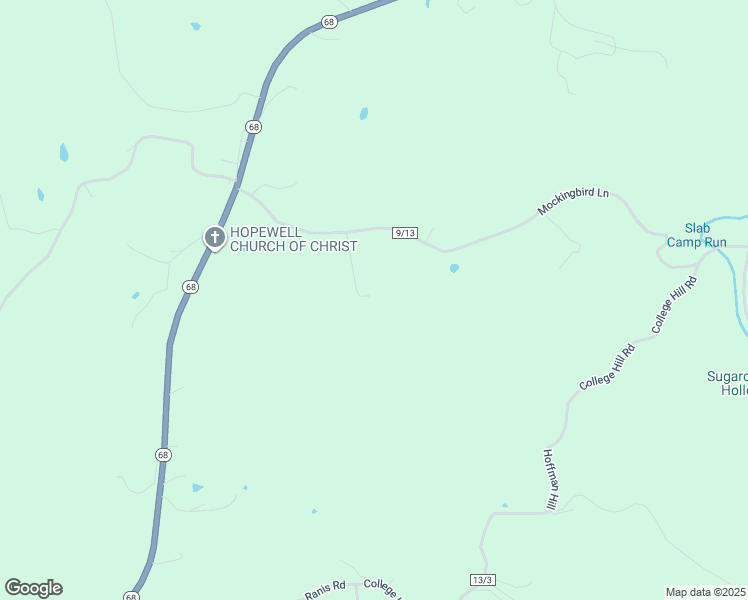 map of restaurants, bars, coffee shops, grocery stores, and more near County Route 9/13 in Washington