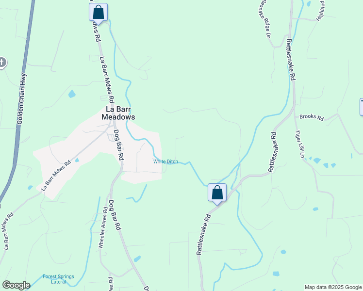 map of restaurants, bars, coffee shops, grocery stores, and more near 10784 Cole Way in Grass Valley