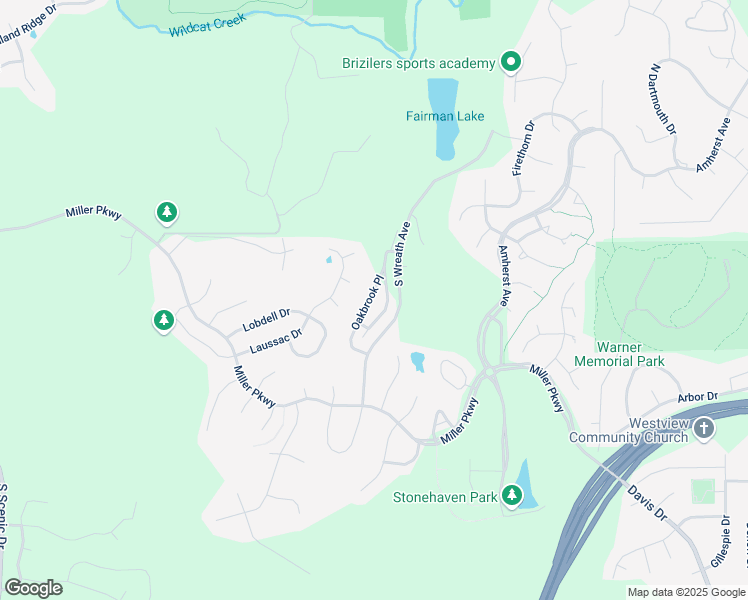 map of restaurants, bars, coffee shops, grocery stores, and more near 714 Oakbrook Place in Manhattan