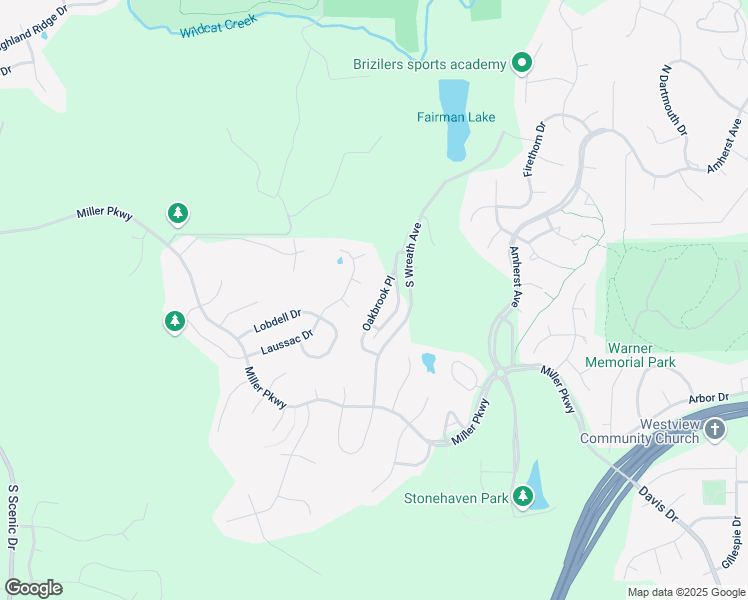 map of restaurants, bars, coffee shops, grocery stores, and more near 714 Oakbrook Place in Manhattan
