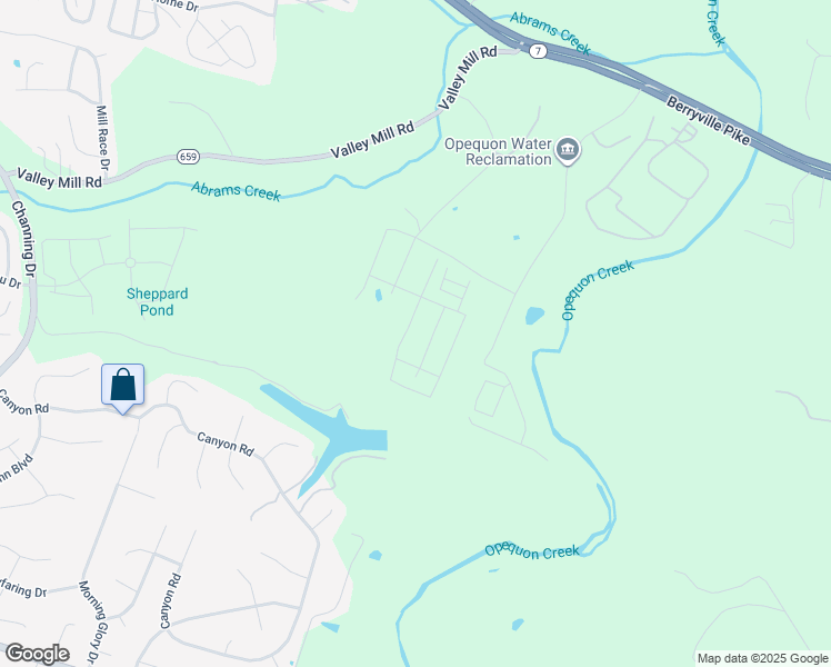 map of restaurants, bars, coffee shops, grocery stores, and more near 311 Eddys Lane in Winchester