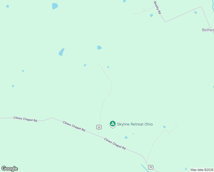 map of restaurants, bars, coffee shops, grocery stores, and more near 425 Golf Course Road in Waverly