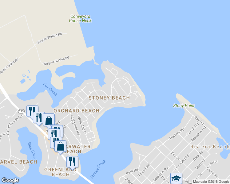 map of restaurants, bars, coffee shops, grocery stores, and more near 1520 Stoney Beach Way in Riviera Beach