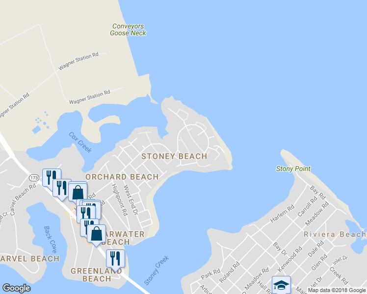 map of restaurants, bars, coffee shops, grocery stores, and more near 1532 Stoney Beach Way in Riviera Beach