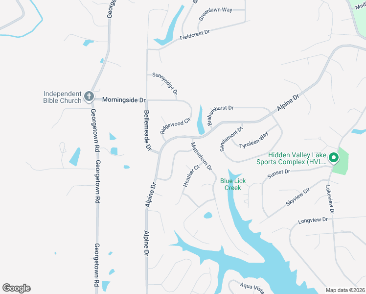 map of restaurants, bars, coffee shops, grocery stores, and more near 1738 Tuppence Trail in Lawrenceburg