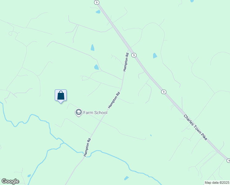 map of restaurants, bars, coffee shops, grocery stores, and more near 16033 Hampton Road in Hamilton
