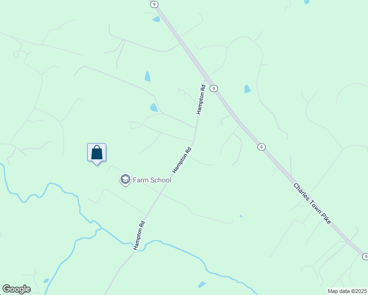 map of restaurants, bars, coffee shops, grocery stores, and more near 16033 Hampton Road in Hamilton