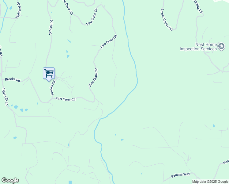 map of restaurants, bars, coffee shops, grocery stores, and more near 15513 Green Way Place in Grass Valley