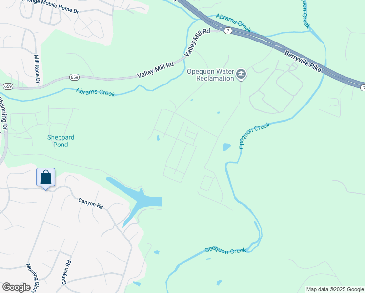 map of restaurants, bars, coffee shops, grocery stores, and more near 102 Manasquan Way in Winchester