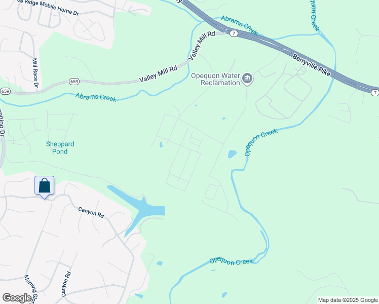 map of restaurants, bars, coffee shops, grocery stores, and more near 102 Manasquan Way in Winchester