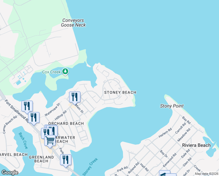 map of restaurants, bars, coffee shops, grocery stores, and more near 1424 Stoney Point Way in Riviera Beach