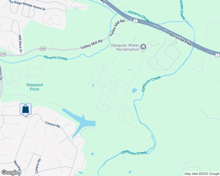 map of restaurants, bars, coffee shops, grocery stores, and more near 133 Seminole Drive in Winchester