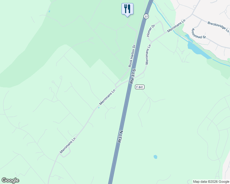map of restaurants, bars, coffee shops, grocery stores, and more near 1101 Merrimans Lane in Winchester