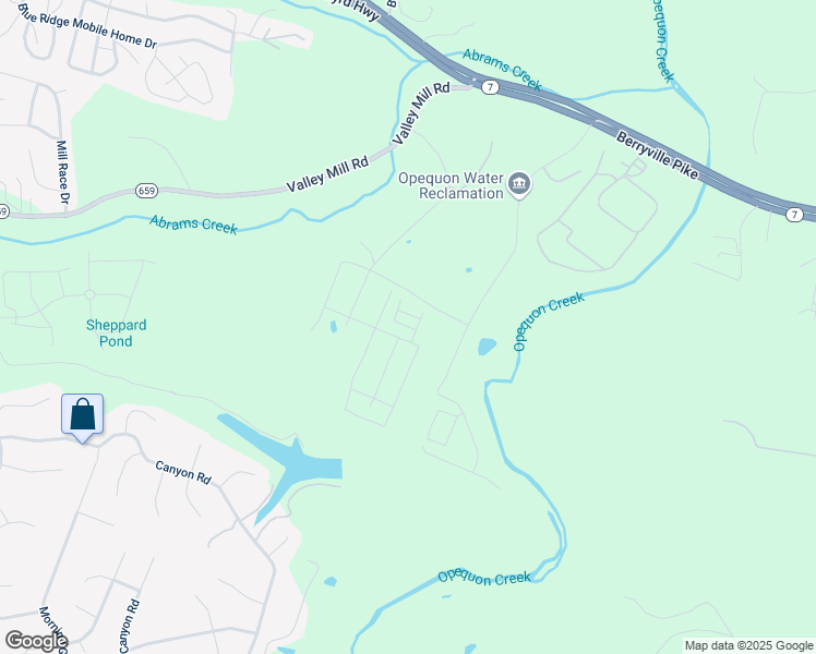 map of restaurants, bars, coffee shops, grocery stores, and more near 109 Nootka Way in Winchester