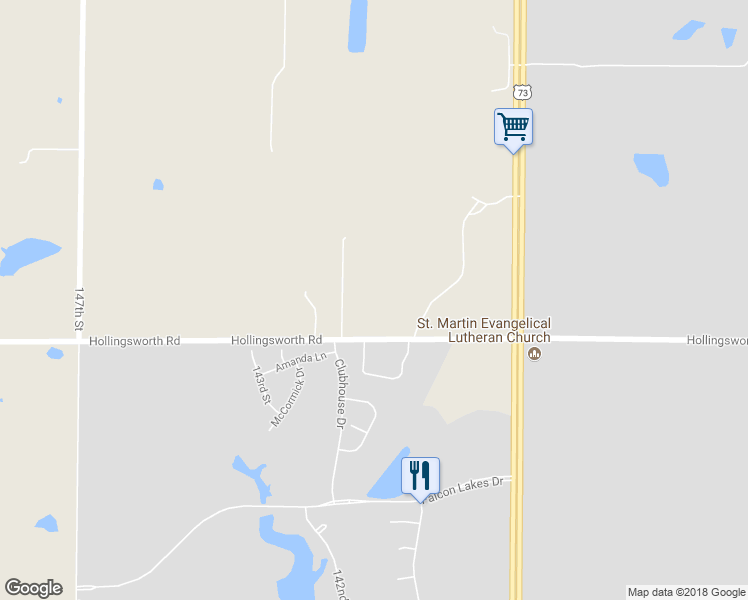 map of restaurants, bars, coffee shops, grocery stores, and more near 14162 Hollingsworth Road in Basehor