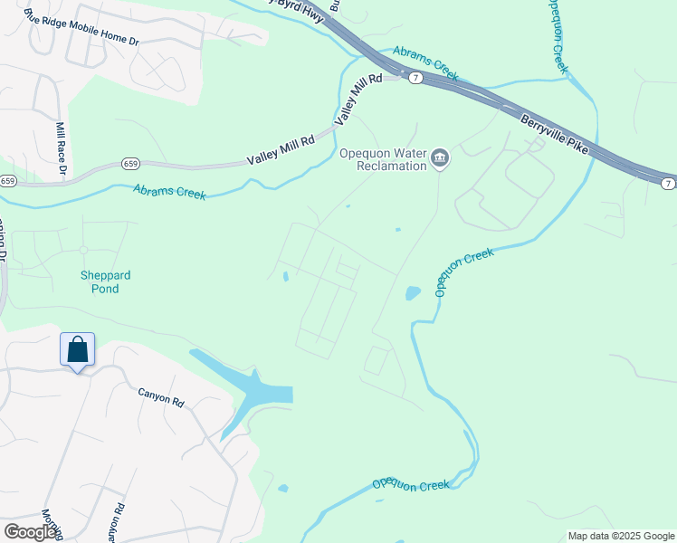 map of restaurants, bars, coffee shops, grocery stores, and more near 109 Nootka Way in Winchester