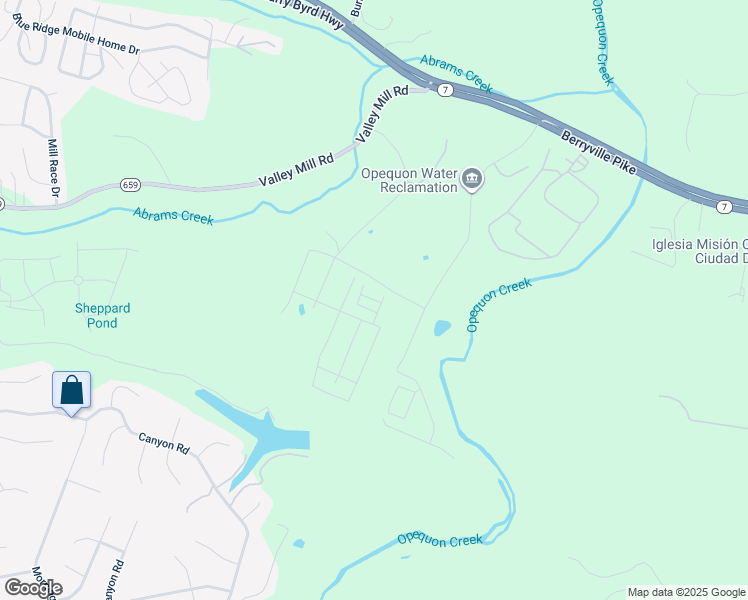 map of restaurants, bars, coffee shops, grocery stores, and more near 108 Pomo Lane in Winchester