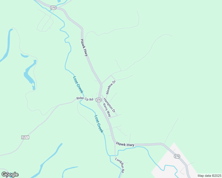 map of restaurants, bars, coffee shops, grocery stores, and more near 122 Meadow Drive in Lost Creek