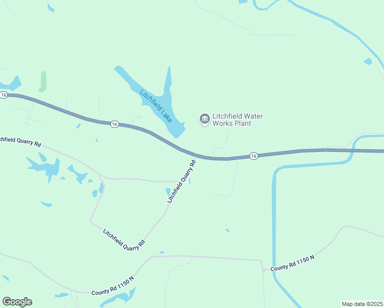 map of restaurants, bars, coffee shops, grocery stores, and more near 4220 Illinois 16 in Litchfield
