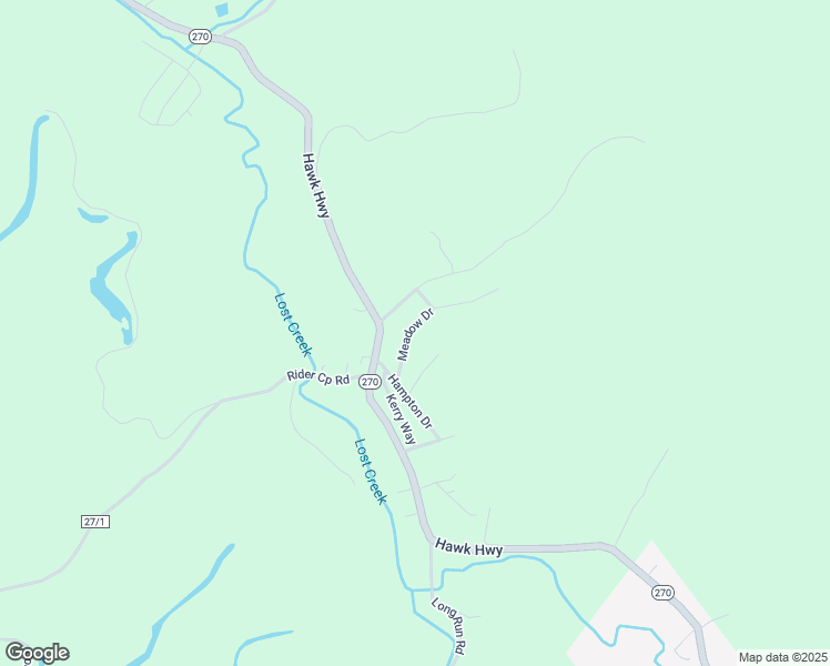 map of restaurants, bars, coffee shops, grocery stores, and more near 122 Meadow Drive in Lost Creek