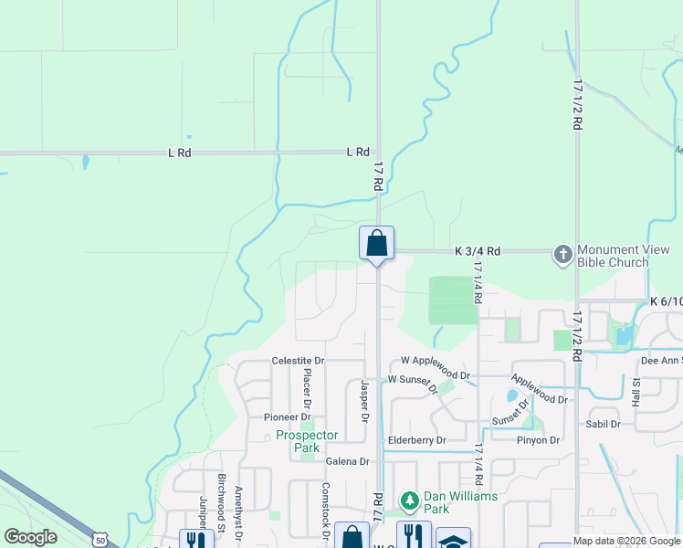 map of restaurants, bars, coffee shops, grocery stores, and more near 927-929 Elberta Drive in Fruita
