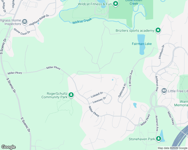 map of restaurants, bars, coffee shops, grocery stores, and more near 4517 Lamonte Drive in Manhattan