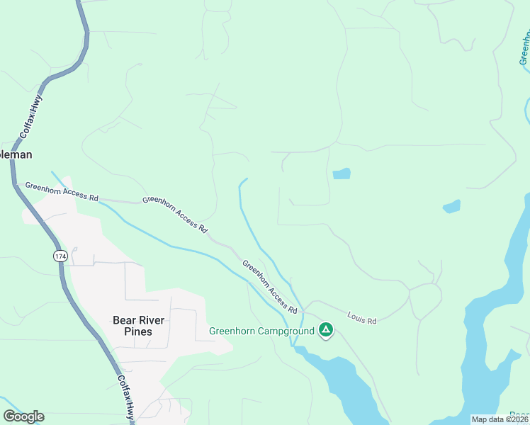 map of restaurants, bars, coffee shops, grocery stores, and more near 19344 Louis Road in Grass Valley