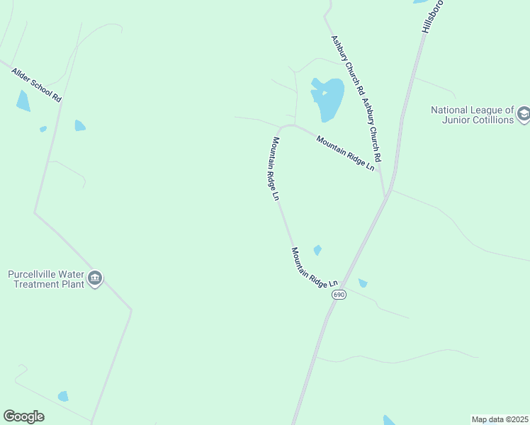 map of restaurants, bars, coffee shops, grocery stores, and more near 16205 Mountain Ridge Lane in Purcellville