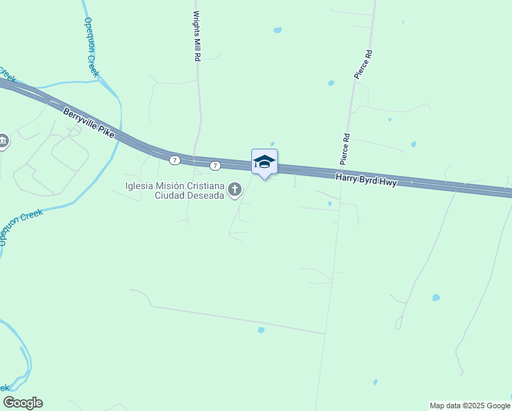 map of restaurants, bars, coffee shops, grocery stores, and more near 127 Keystone Lane in Berryville