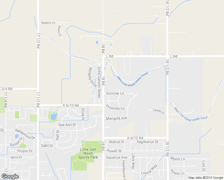 map of restaurants, bars, coffee shops, grocery stores, and more near 1113 Sunrose Lane in Fruita