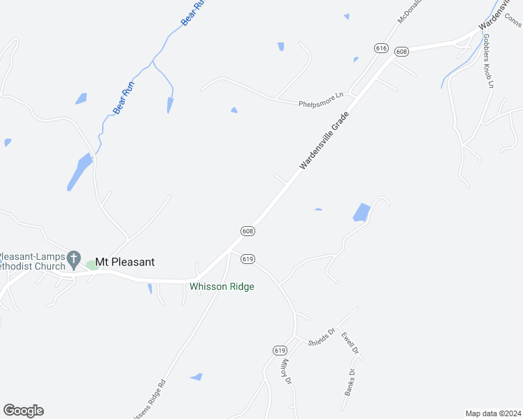 map of restaurants, bars, coffee shops, grocery stores, and more near 1410 Wardensville Grade in Winchester