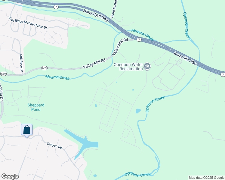 map of restaurants, bars, coffee shops, grocery stores, and more near 283 Eddys Lane in Winchester