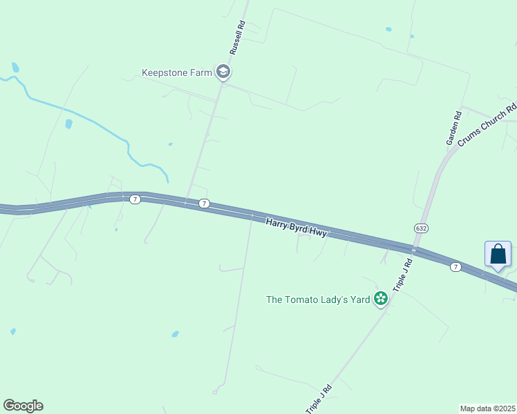 map of restaurants, bars, coffee shops, grocery stores, and more near 1151 Lord Fairfax Highway in Berryville