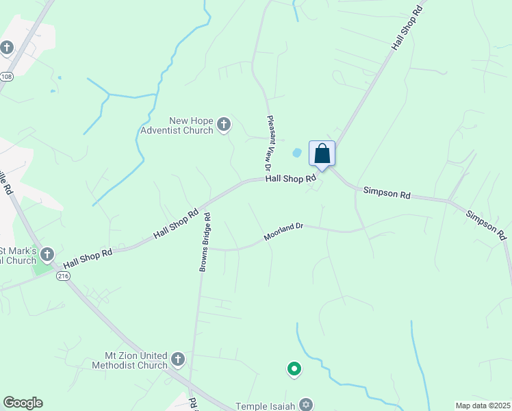 map of restaurants, bars, coffee shops, grocery stores, and more near 7116 Ramsgate Court in Clarksville