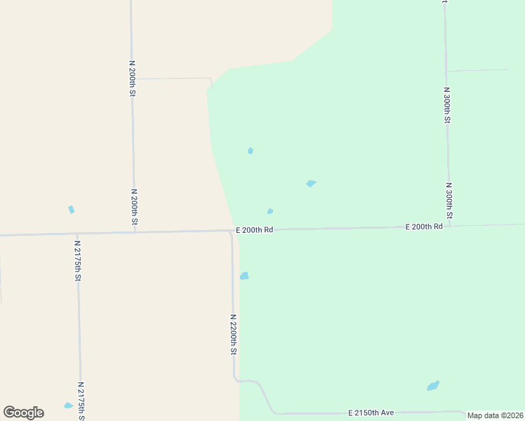 map of restaurants, bars, coffee shops, grocery stores, and more near 2425 East 200th Road in Casey