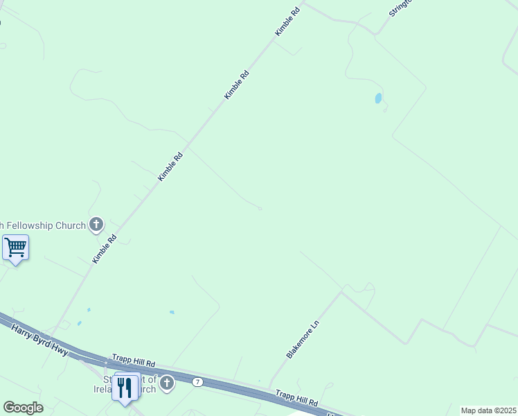 map of restaurants, bars, coffee shops, grocery stores, and more near 786 Kimble Road in Berryville